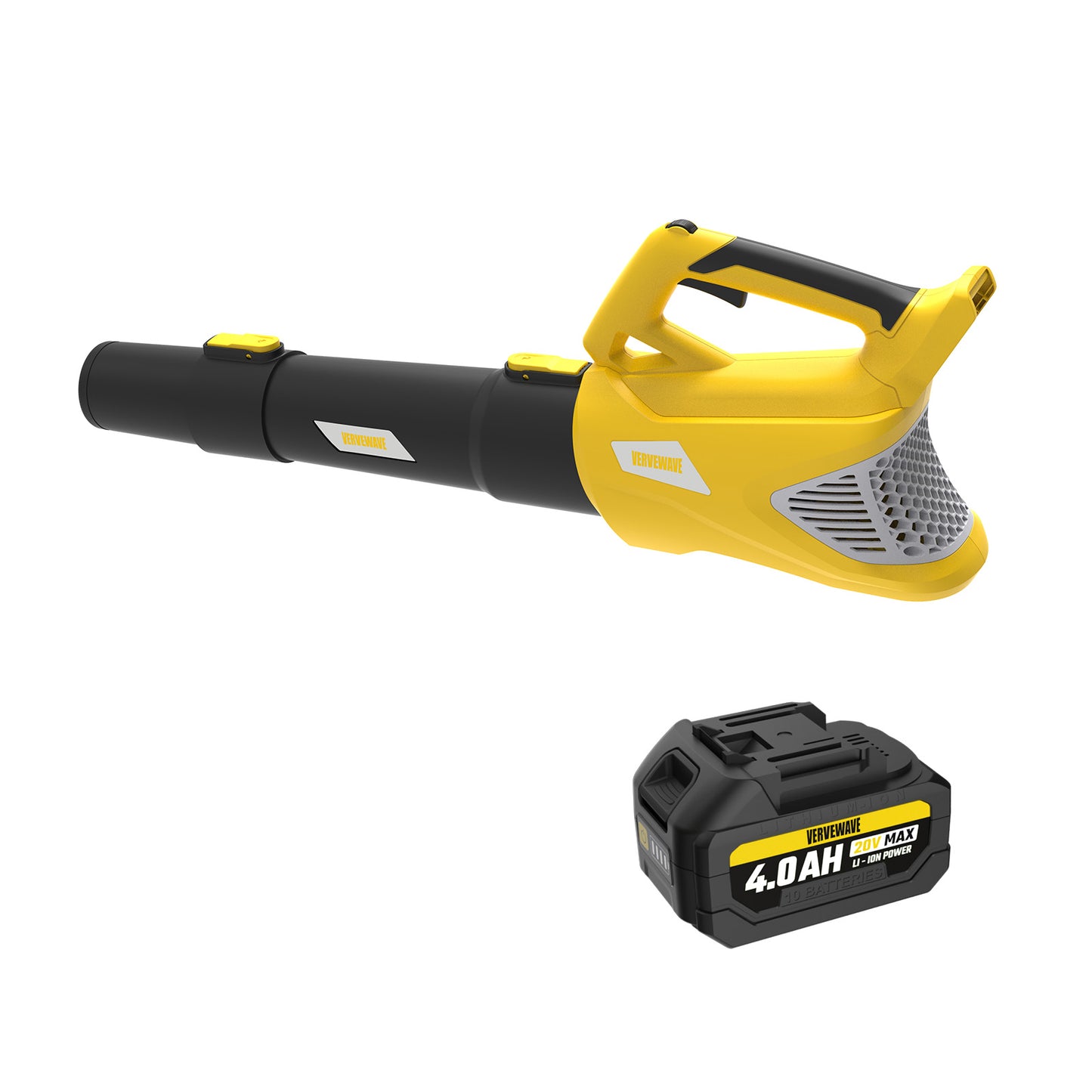 Cordless Leaf Blower Up to 500CFM Compatible with DEWALT 20V Max Battery (No Battery), Electric Leaf Blower Cordless with 5 Speed Modes