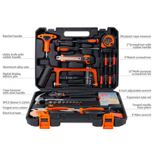 Load image into Gallery viewer, Household Tool Kit 82-Piece , with Hammer, Plier, Screwdriver Set, Socket Kit, Tool Box，Screwdriver for home use, perfect for Handyman, repairmen, construction workers, mechanics
