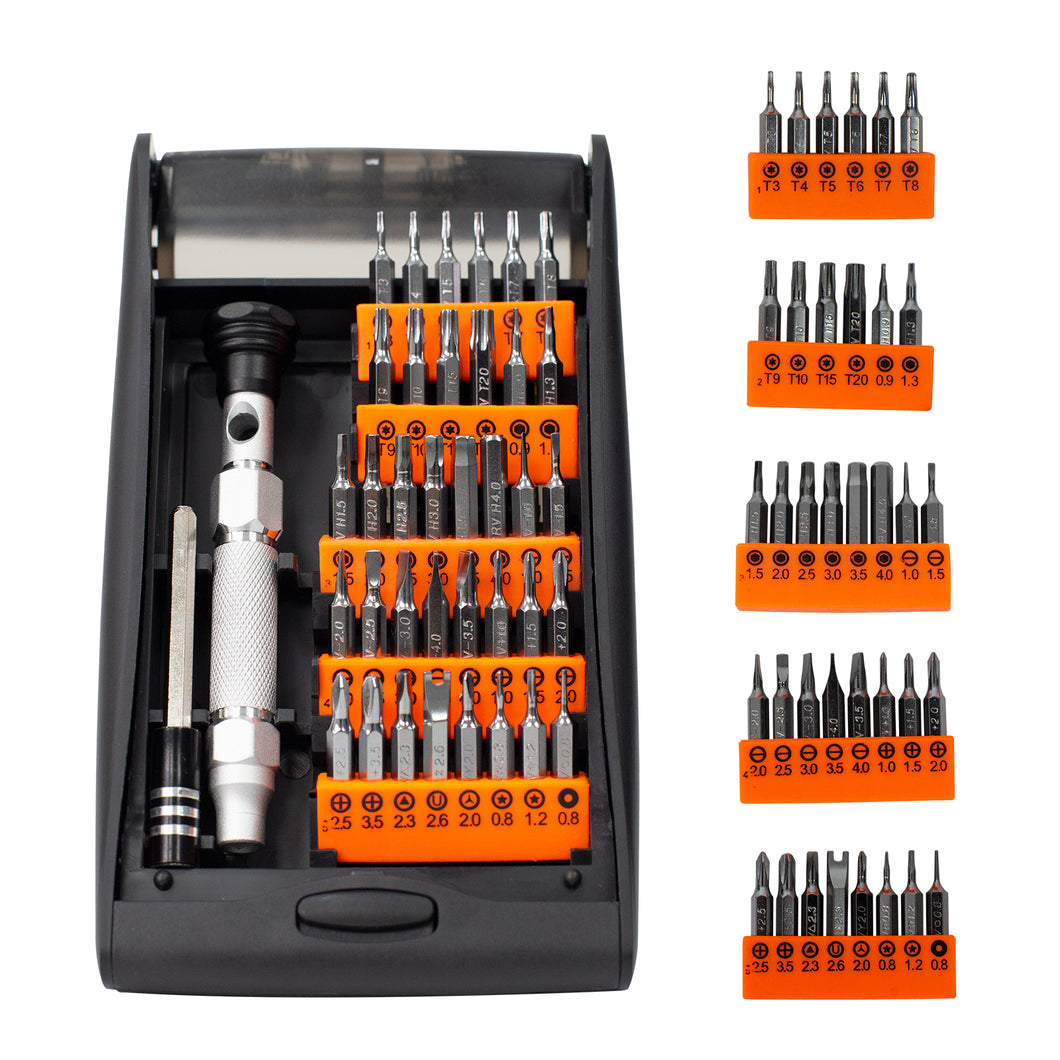 Screwdriver Set  Precision Screwdriver Kit  ,Magnetic Replaceable Bits Repair Tool Kit Opening Tool and Tweezer for iphone Cellphone PC Electronics